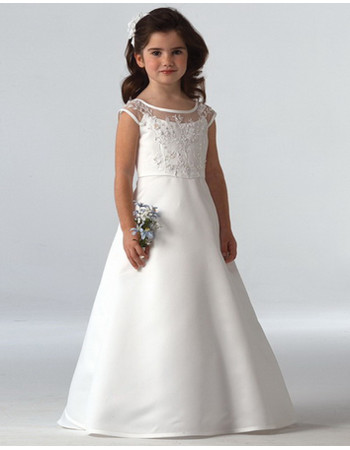 Cheap Classy Princess A-Line Long First Communion Dress - US$ 89.99 ...