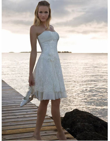petite beach wedding dresses